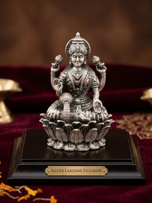 92.5 Pure Silver Lakshmi Idol