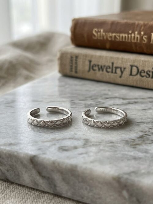 92.5 Pure Silver Band Toe Ring