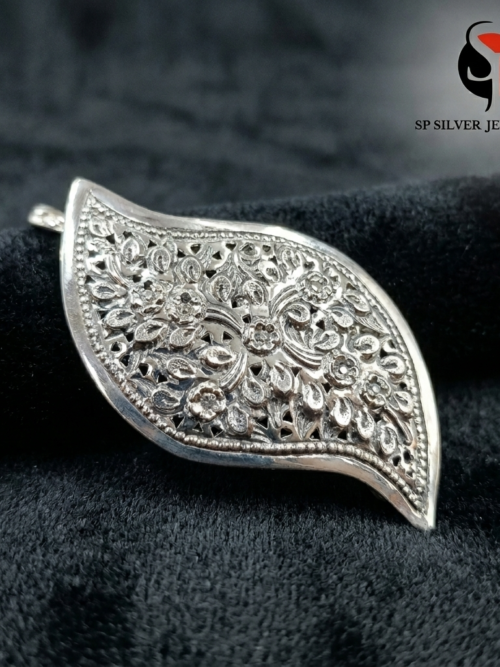 silver hair clip