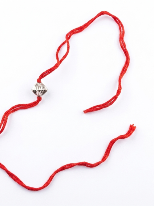 silver rakhi