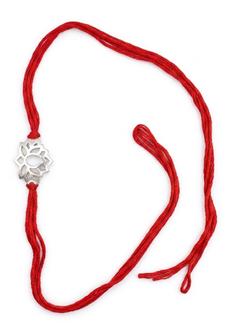 silver rakhi