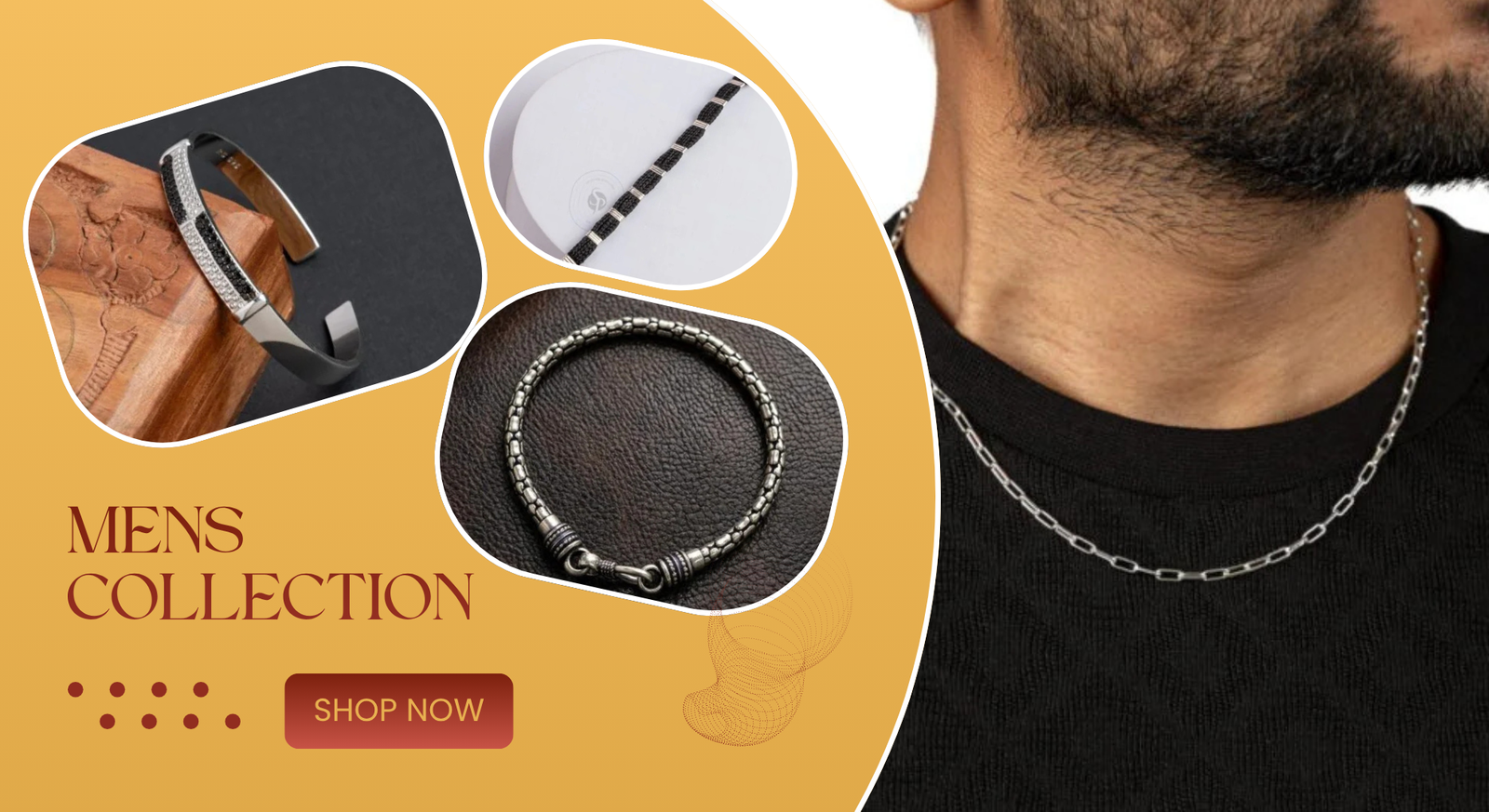 Mens Collection SP Silver Jewellery