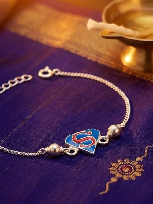 silver rakhi