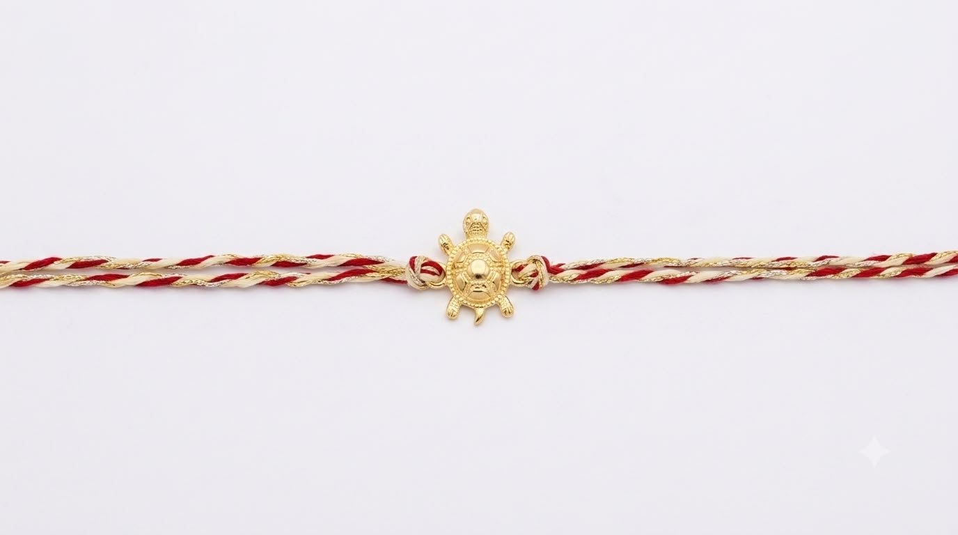 silver rakhi