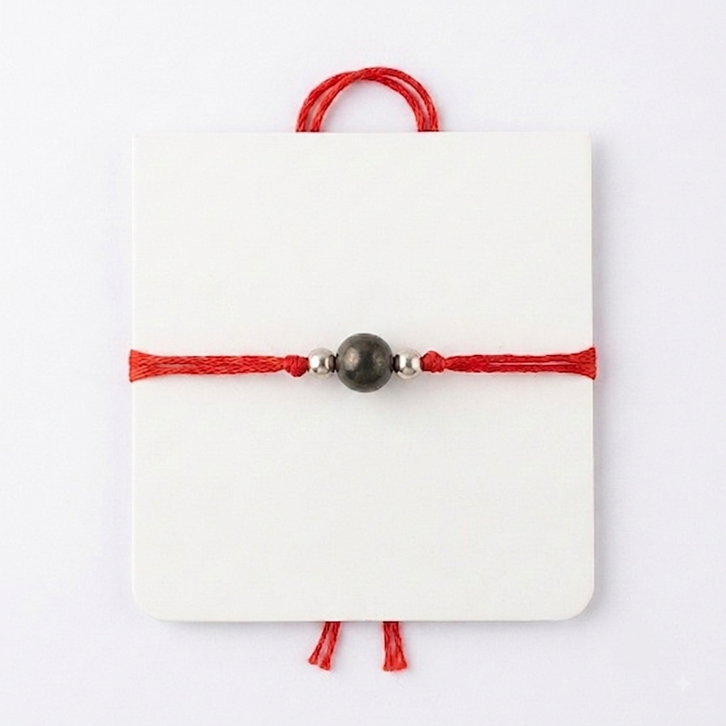 92.5 Pure Silver Pyrite Rakhi