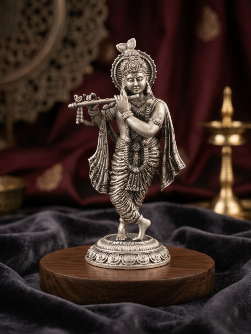 92.5 Pure Silver Solid 3D Idol