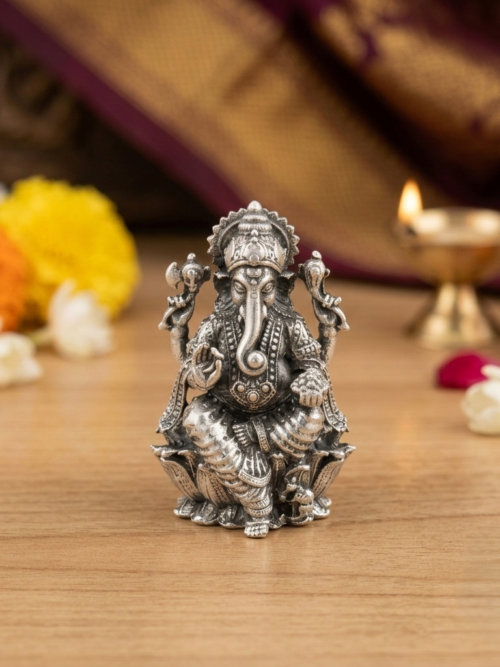 silver ganapati