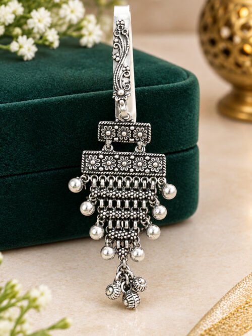 92.5 Pure Silver Challa – Floral Design