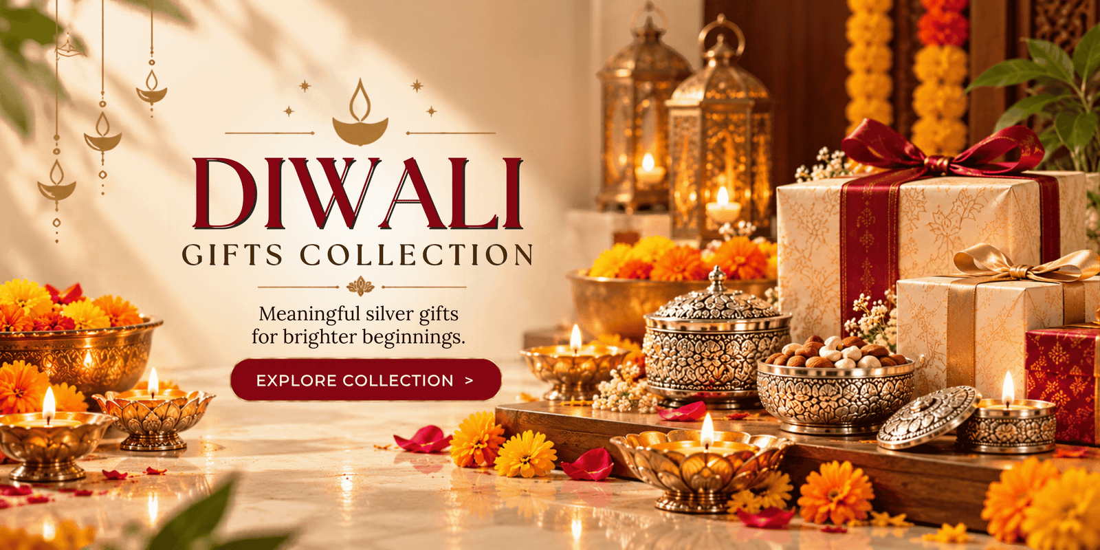 SP Jewellers Diwali Gifts Banner New