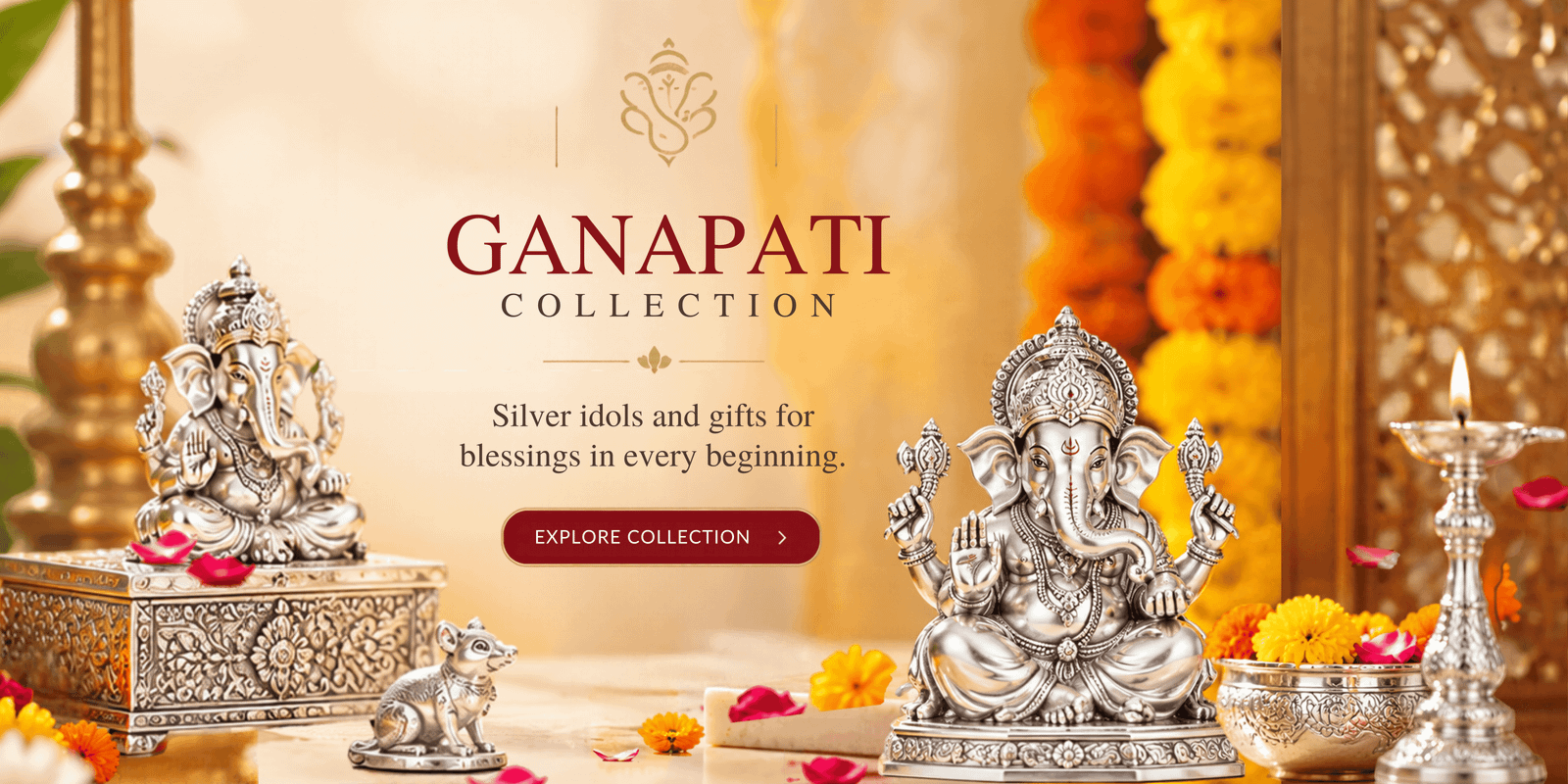 SP Jewellers Ganapati Gifts Banner