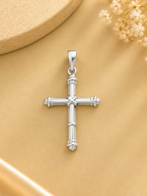 Silver Cross Pendant by SP Silver Jewellery