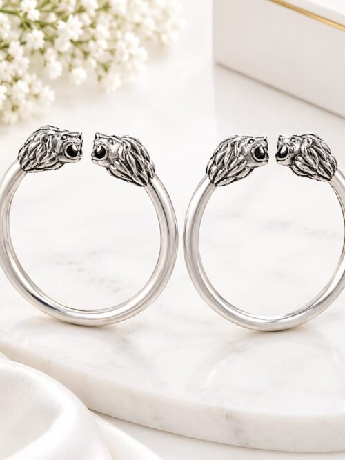Pure Silver Lion Kada