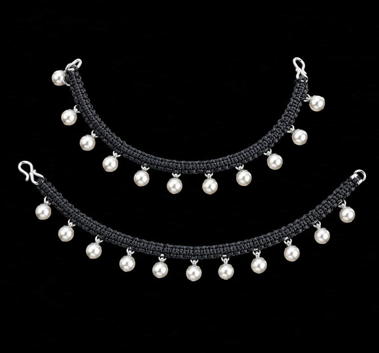 Pure Silver Ghungroo Beads Thread Payal