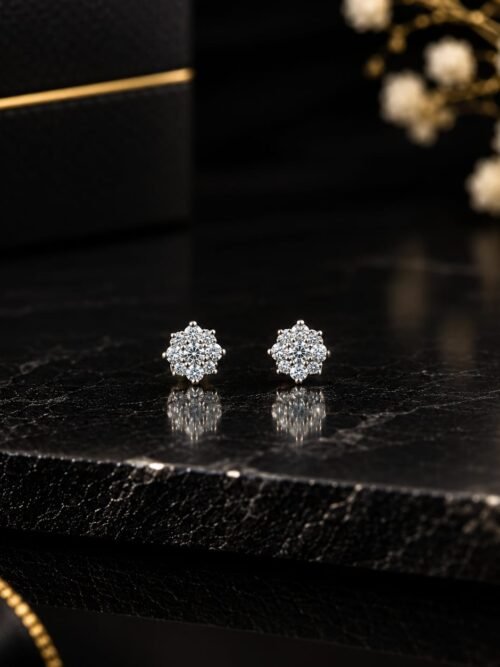 Pure Silver Nakshatra Earrings