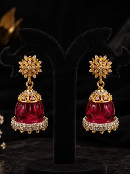 Pure Silver Gold Plated Tradional Changeable Jhumka